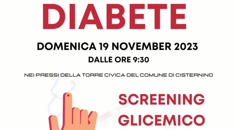 Giornata Mondiale del Diabete anche a Cisternino